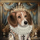 Royal Dog Portrait