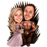 Couple with Pet for Game of Thrones Fans