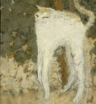 12. "Le Chat Blanc" de Pierre Bonnard-0