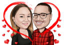Happy+Valentines+Day+Caricature+-+I+love+you