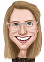 Custom Person Caricature in Very High Exaggeration Hand-Drawn from Photos