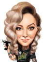 Caricature personnalisée en ligne dessinée à partir d'une photo