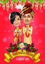 Wedding Invitation Caricature