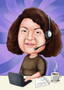 Mother's Day Cartoon Drawing Featuring Professions