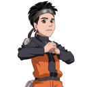Naruto Anime Kid Karikatuur