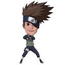 Caricature d'enfant de l'anime Naruto