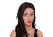 Realistic Custom Portrait of a Woman
