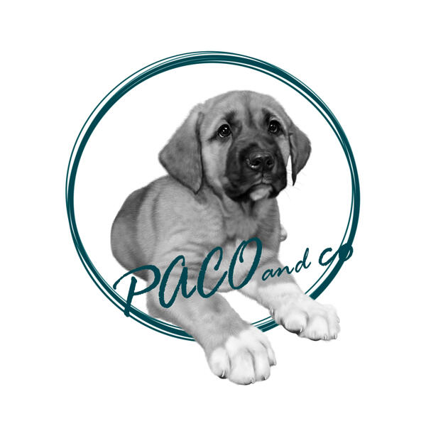 Logotyp för husdjursporträtt