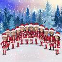 Christmas Santa Cartoon Portrait Corporate Gift