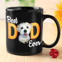 Taza de caricatura del Día del Padre - El mejor papá perro de todos los tiempos
