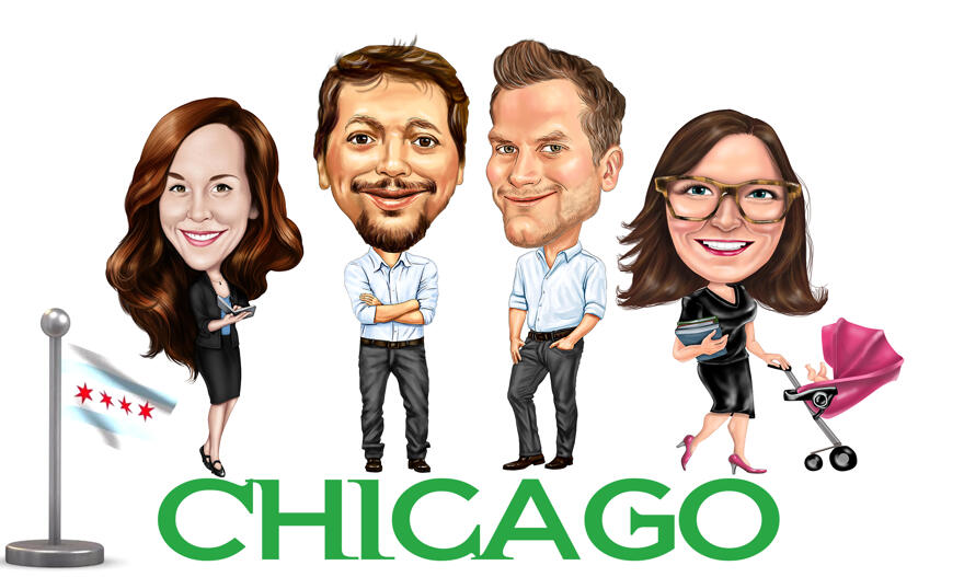 Karikatyrkonstnärer i Chicago (IL)