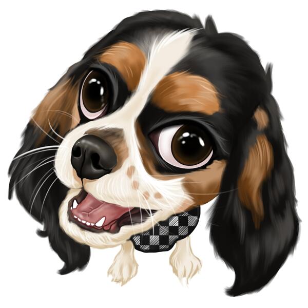 Cartoon Dog Portrait