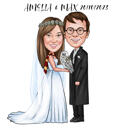 Movie Wedding Caricature