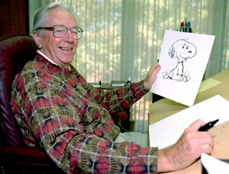 5. Charles M. Schulz (né le 26 novembre 1922 - décédé le 12 février 2000)-1