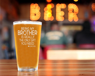 7. For a beer lover - A Personalized Glass Beer Pint-0