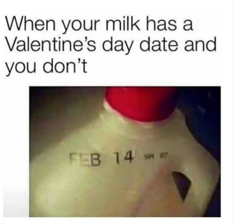 3. Tiene tu leche una cita de San Valentín mejor que la tuya?-0