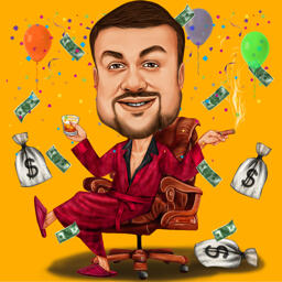 Boss Happy Birthday Drawing on Vacation