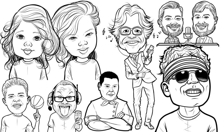 Outline Cartoon