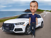 Road Man autopliiatsite joonistamine