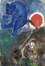 16. "La Poeté" by Marc Chagall (1949-1950)-0