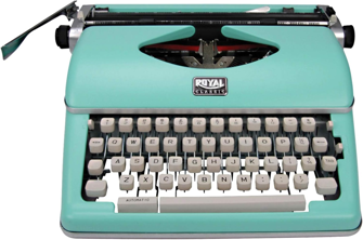 8. Koninklijke klassieke handmatige typemachine-0
