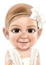 Schattige babymeisje portret