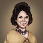 Vintage Portrait Painting from Photo