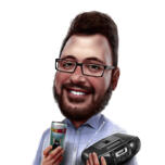 Caricature personnalisée en ligne dessinée à partir d'une photo