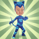 Personalized Superhero Caricature of your Kid from Photos