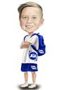 Custom Teen Caricature from Photo