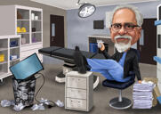 Doctor Caricature Retirement Gift