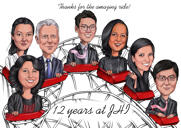 Rollercoaster Corporate Group karikatuur