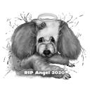 Rip Angel - Dog Loss Portrait