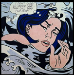 2. Drowning Girl by Roy Lichtenstein (1963)-0