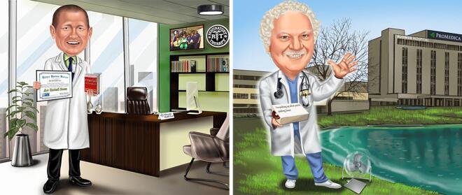 Physician Caricature