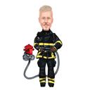 Fireman Cartoon Drawing