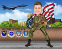 Colored+Caricature+in+Army+Clothing+for+Military+Gift