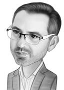 Caricature+de+groupe+sur+le+th%C3%A8me+de+l%27espace+%E2%80%93+Portrait+de+dessin+anim%C3%A9+d%27entreprise