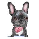 French Bulldog Cartoon