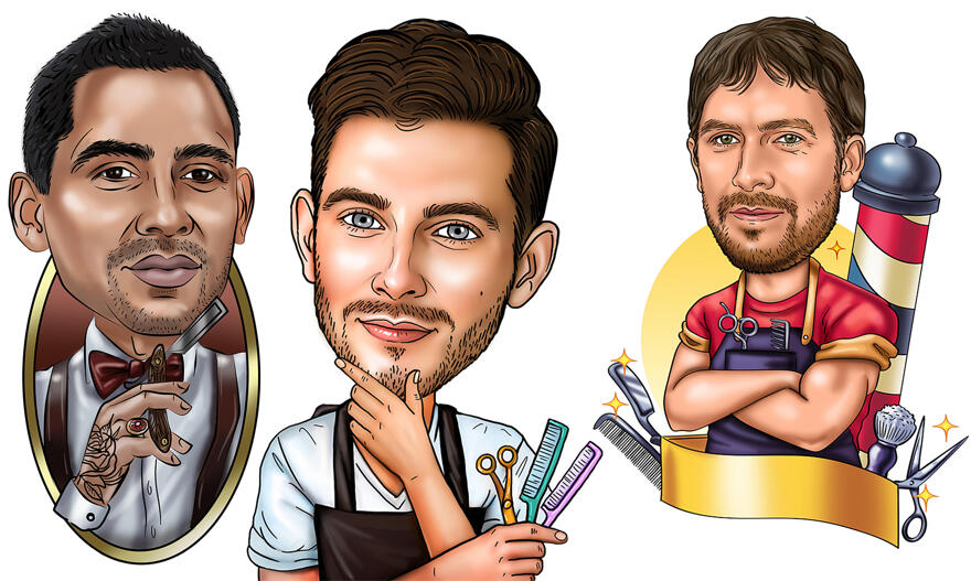 Barber karikatur