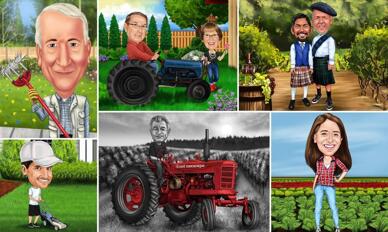 10 dibujos de granjas personalizados: ideas creativas
