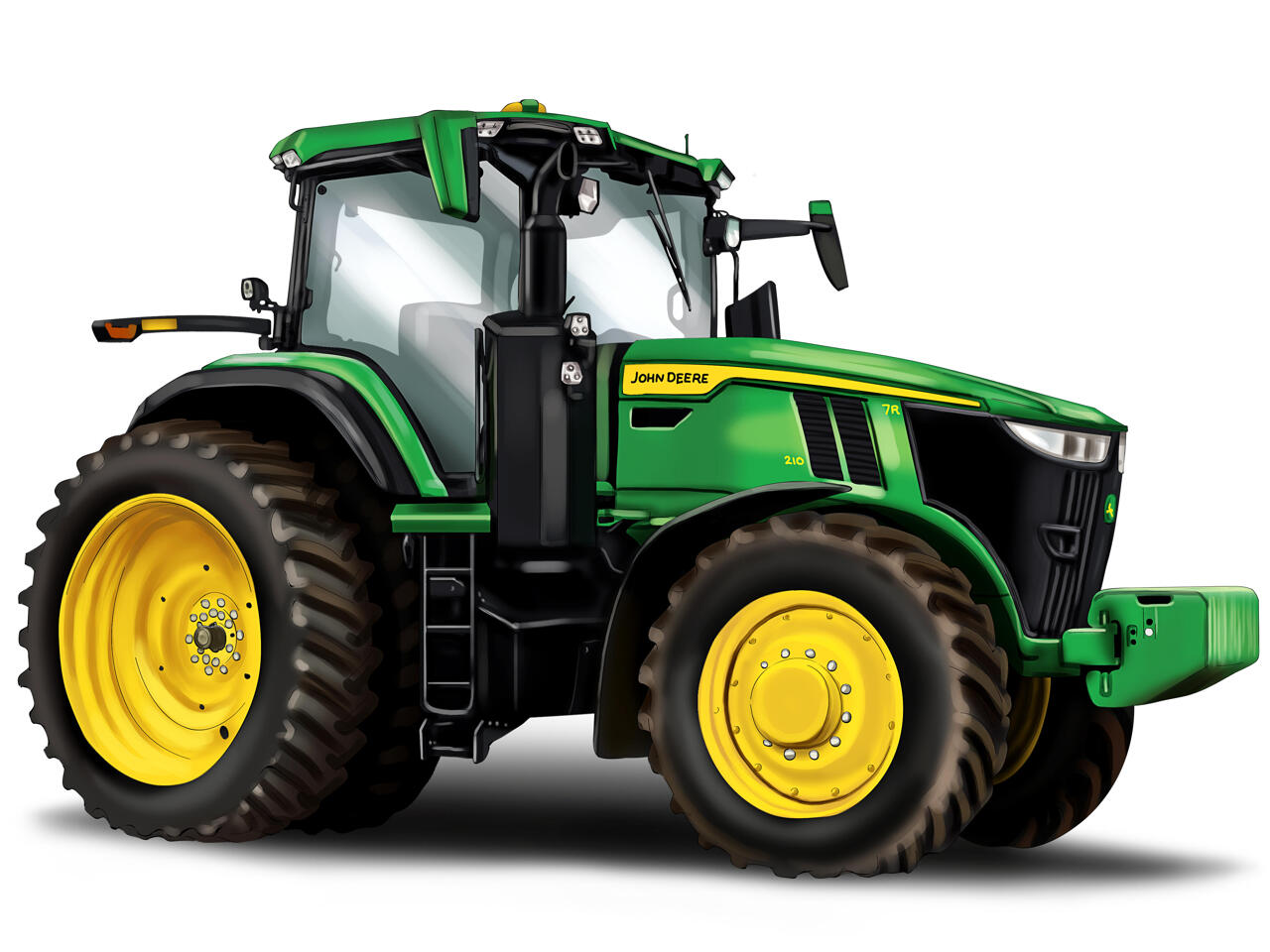 john deere tractors drawings