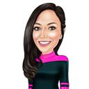 Superhero Mother’s Day Caricature Gift