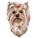 Karikatura Yorkie