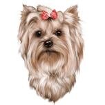 Yorkie Caricature