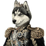 Портрет королевской собаки