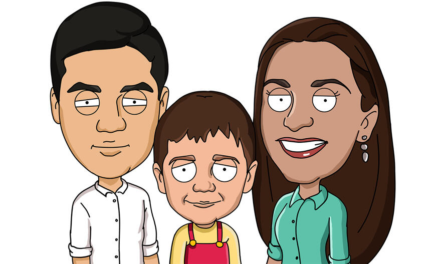 عائلة كاريكاتير غي