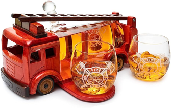 10. Carafe à whisky camion de pompier-0