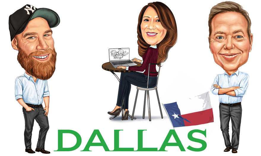 Caricaturistas en Dallas, Texas (TX)