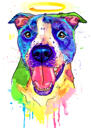 Staffordshire Terrier Hund Förlust Porträtt